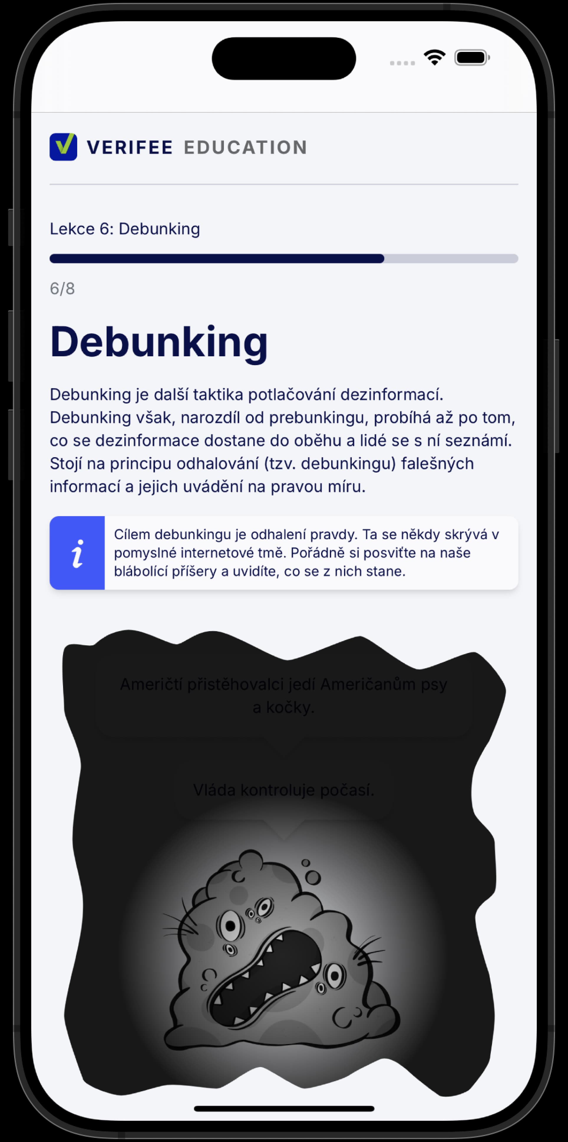 Náhled lekce Debunking